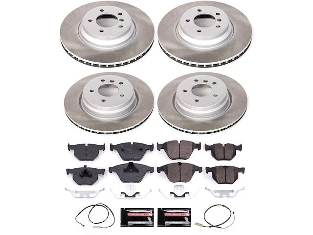 Kit de pastillas de freno y rotor delanteras y traseras para BMW X1 2014 XQ237JH 2013-2015 Foto 1 de 1