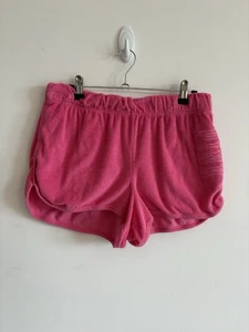 Pink Victoria’s Secret Pink Terry Shorts Size Large - Picture 1 of 2