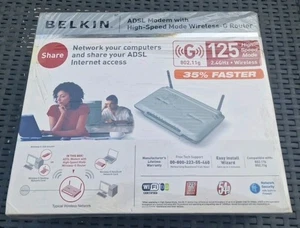 Belkin Wireless G Plus Router - Up To 125Mbps Transfer Rate (F5D7230-4) - Picture 1 of 5