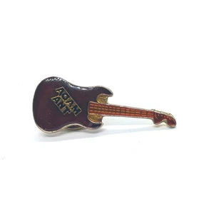 Electric Guitar Adam Ant Rock Music Enamel Lapel Pin Vintage Rare Collectible - Picture 1 of 3