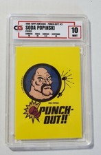 1989 Topps Nintendo Sticker #3 Soda Popinski Graded 10 GEM MINT CG Punch-Out NES