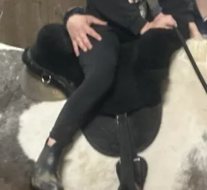 Pony Echtfell Sattel der Firma Engel - Bild 1 von 7
