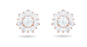 Swarovski 5459597 Orecchini a lobo Sunshine Taglio misto Sole Bianchi P.Oro Rosa - Foto 1 di 4
