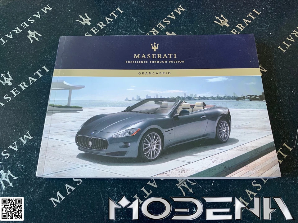 Manual de instrucciones manual de a bordo inglés Maserati GranCabrio 2010 Foto 1 de 1