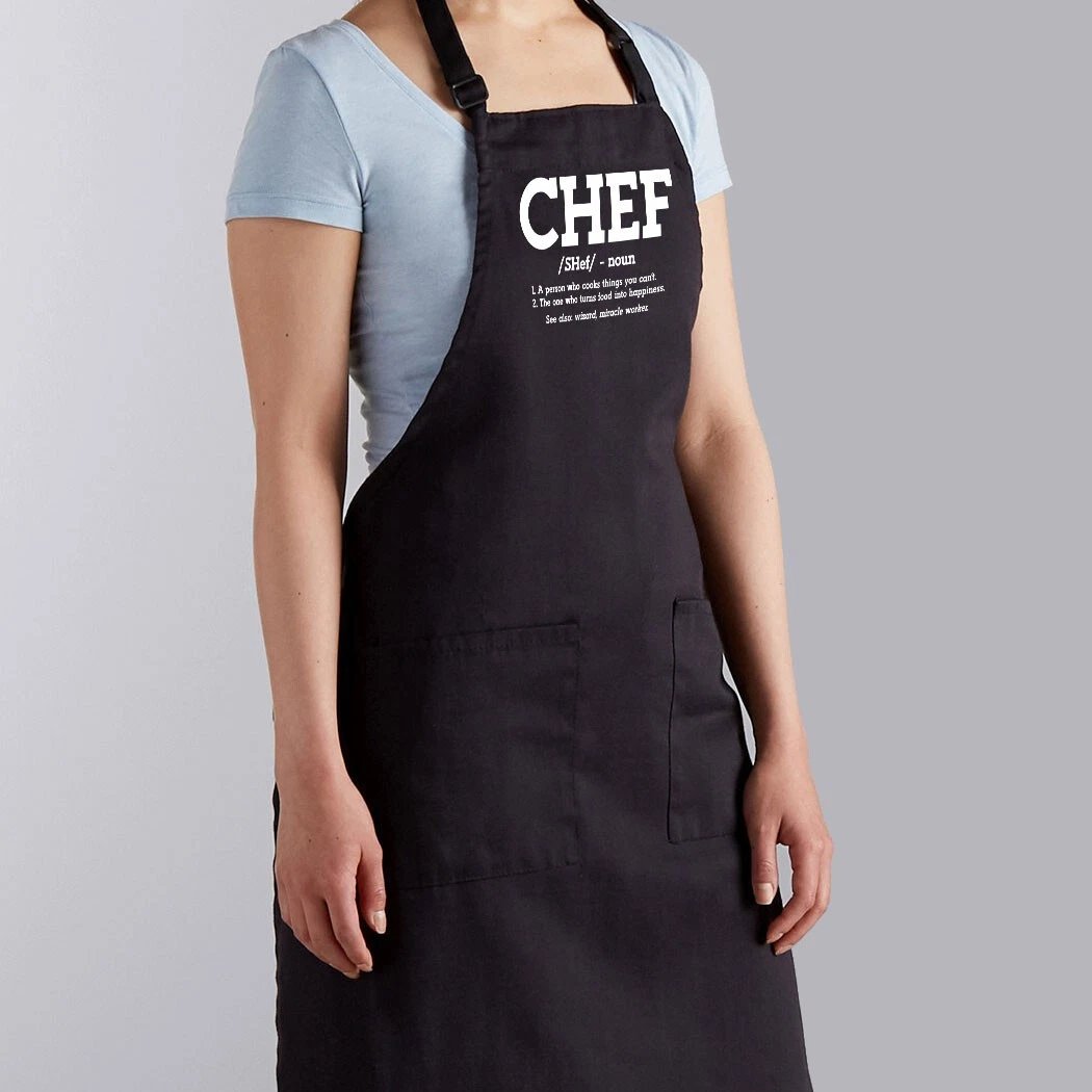 Funny Apron For Cooking & BBQ - Adjustable Waterproof Polyester Apron With Long Ties For Men & Women, Unique Pattern, Kitchen Gift - View #8