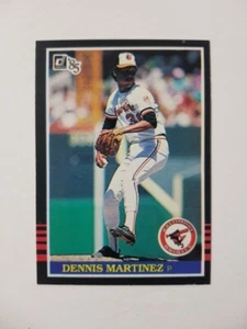 TARJETA DE BÉISBOL DONRUSS DENNIS MARTINEZ 1985 #514 ORIOLES BALTIMORE - Imagen 1 de 2