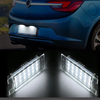 LED Kennzeichenbeleuchtung Für Opel Astra J H Corsa C D Zafira B Vectra C Adam  - Bild 1 von 4