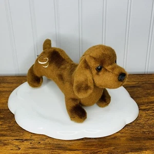 WedgeWood Pharmacy Dachshund Plush Stuffed Animal 10” Wiener Dog Brown Hound - Picture 1 of 6