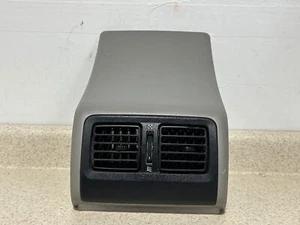 2013 TOYOTA CAMRY Hybrid REAR CONSOLE COVERl AIR VENT SILVER BLACK OEM - Picture 1 of 6