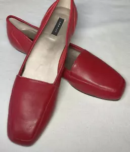 Array Freedom Womens Leather Slip-On Loafers Shoes, Chili Red, Size 8 NARROW NEW - Picture 1 of 6