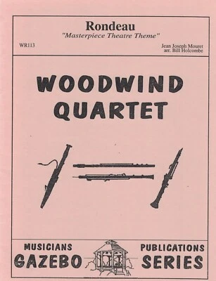 RONDEAU WOODWIND QUARTET Bill Holcombe Sheet Music Arrangement - Image 1 of 2