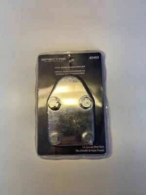 Placa de bloqueo de bomba de combustible Spectre 42463 - Chevrolet Chevy bloque pequeño SBC Foto 1 de 2