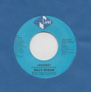 45 RPM- 7'' - BILLY OCEAN - LOVERBOY / DUB MIX - Picture 1 of 2