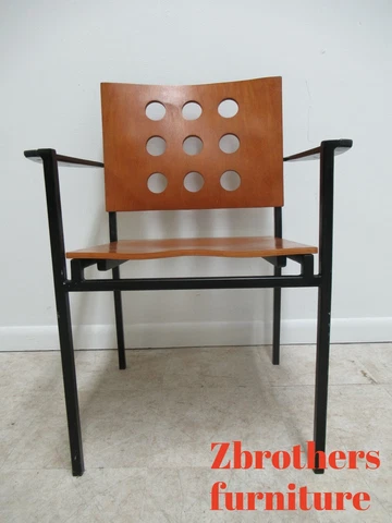 Michael Graves Design Kron Prototype Stack Concept Arm Chair Round Pilon Cover