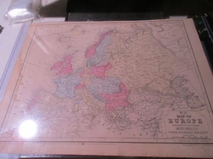 1858 Two sided Map - Europe & South America - Bild 1 von 8