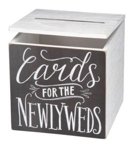 Primitives by Kathy Card Box, For The Newlyweds, 8" x 8" x 8" - Picture 1 of 1