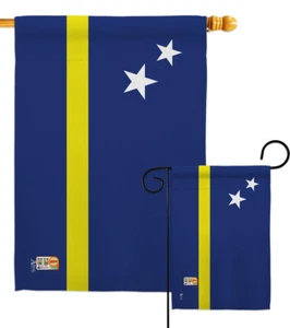 Curacao Nationalität Strände Insel Klein Knip Chichi Puppe Garten Haus Hof Flagge - Bild 1 von 13