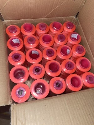 50 Big Spools Neon Orange Serger Overlocker Quilting Sewing Threads T27 Quality - Image 1 of 4