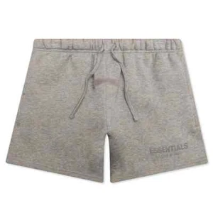 Fear Of God Essentials - Kids Sweatshort - Dark Heather Oatmeal - Size XS, 4/5 - Picture 1 of 3