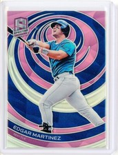 2023 Panini Chronicles Spectra EDGAR MARTINEZ Seattle Mariners Pink Prizm 8/17