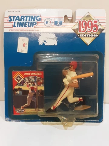 VINTAGE 1995 STARTING LINEUP JUAN GONZALEZ TEXAS RANGERS MLB ACTION FIGURE Cover
