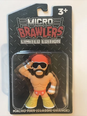 Macho Man Randy Savage (Classic Orange) Limited Edition Micro Brawler Cover
