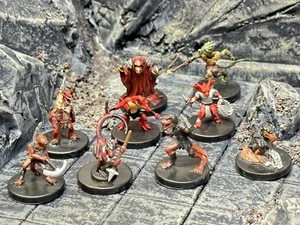 D&D Menge 9 Miniaturen Kobold Krieger Dungeons and Dragons Pathfinder (#1) - Bild 1 von 5