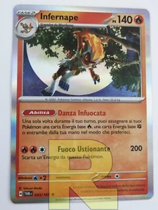 Infernape ® Crepuscolo Mascherato 033/167 ® Rara Holo Foil ® Italiano - Picture 1 of 3
