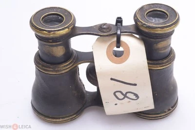 ✅ LEMAIRE SMALL ANTIQUE BRASS/ALUMINUM BINOCULARS GALILEAN DOUBLE TELESCOPE - Image 1 of 4