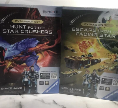 SPACE HAWK Expansion Sets HUNT FOR STAR CRUSHERS + ESCAPE FROM  2x Ravensburger - Image 1 of 4