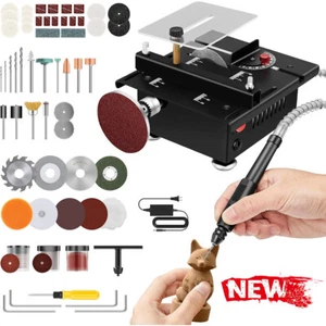 Precision Mini Table Saw Blade DIY Woodworking Bench Saw Cutting Machine 100W - Picture 1 of 15
