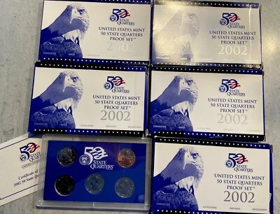 2002 United States Mint 50 State Quarters Proof Set - Image 1 of 2