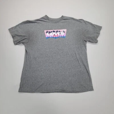 Camisa Levi's Adulto Extra Grande Gris Confort Logo Elegante Exterior Informal Para Hombre Foto 1 de 4