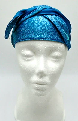 Nike Estampado Bandana Corbata Reversible Marina/Verde azulado Lavado Para Mujer Foto 1 de 4