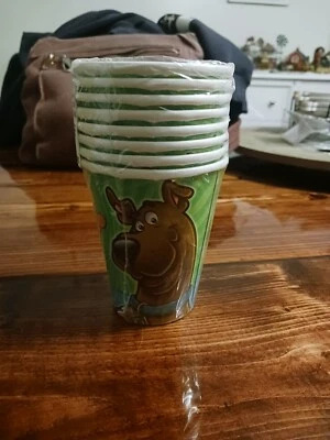 全新 包装 SCOOBY DOO 8- CUPS 派对用品    — 第 1/4 张图片