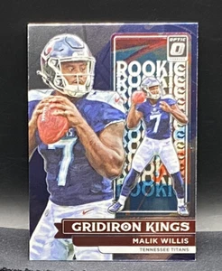2022 Donruss Optic Malik Willis RGR-3 Rookie Gridiron Kings Tennessee Titans RC - Picture 1 of 3