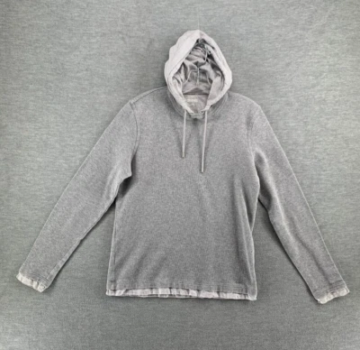 Michael Kors Shirt Mens Medium Hoodie Sweater Heather Gray Mock 2-Shirt in One - Image 1 of 4