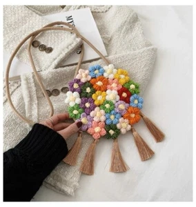 🌼 Bandolera de moda multicolor de ganchillo con flores - ¡Boho y hermosa! 🌼 - Imagen 1 de 1