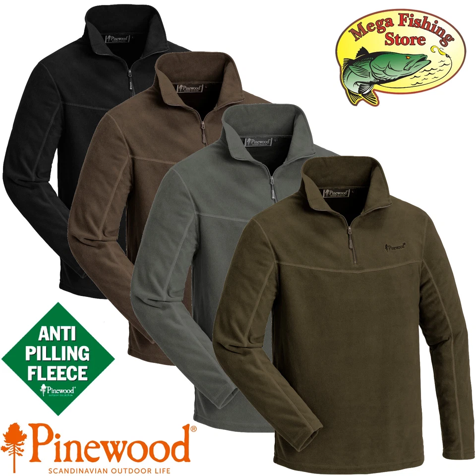 Pinewood 5069 Tiveden Fleece Pullover Jacke - Outdoor Fleecejacke Angeln Jagd - Bild 1 von 1