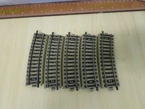 Marklin 5201 HO M Track Half Curve (Set of 5 Tracks) - Bild 1 von 3