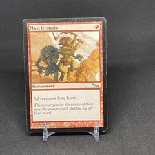 Mass Hysteria Mirrodin NM MTG Magic the Gathering