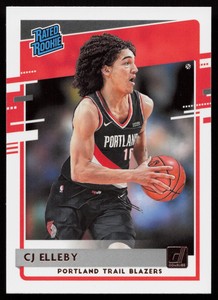 2020-21 Panini Donruss Rated Rookie #223 CJ ELLEBY Portland Trail Blazers RC