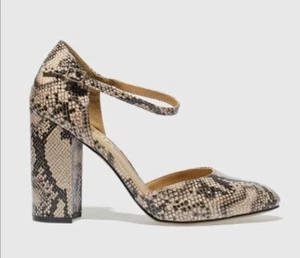 Neu Gr. 41 Darla Leder Schlangenhaut Python Maryjane Pumps SCHUH High Heel - Bild 1 von 20