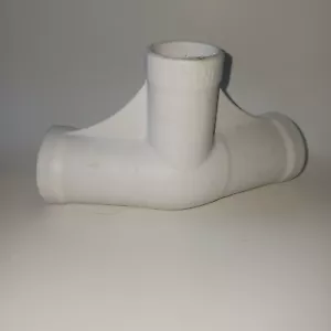 1 Conector poste en T blanco Bestway 12' o 10' x 30" de profundidad acero Pro Max piscinas pieza - Imagen 1 de 5