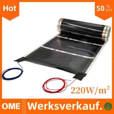 SOL-TEC Heizfolie elektrische Fußbodenheizung Infrarot Boden Heizung Laminat Schwimmend*