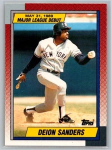 Deion Sanders 1990 Topps Major League Debut #108 - Picture 1 of 2
