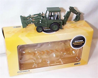 1980'S JCB 3CX BACKHOE LOADER EXCAVATOR/DIGGER Army 76JCX002 OXFORD 1/76 - Image 1 of 2