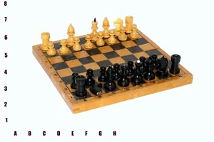 Soviet vintage table chess Chess USSR Intellectual game 100 % Original - Picture 1 of 10