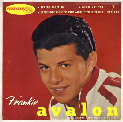 FRANKIE AVALON "TUXEDO JUNCTION" EP 1960 PRESIDENT 215 - Photo 1/4