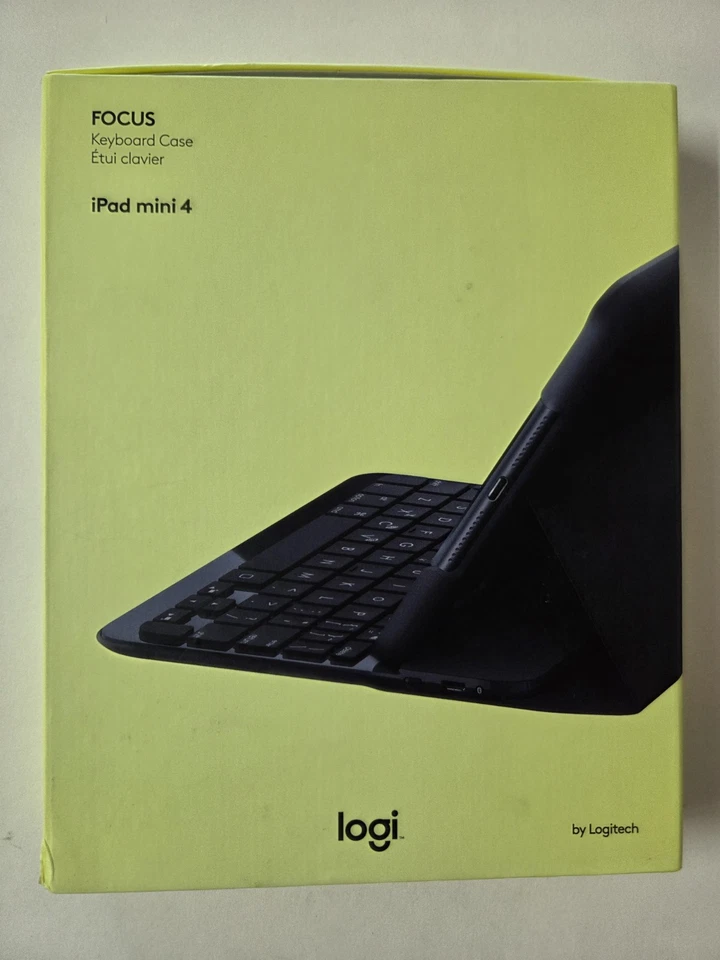 IPad Mini 4 Logitech Logi FOCUS Bluetooth Keyboard Case Black - Image 1 of 2